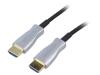 AKYGA Kabel HDMI 2.1,optický HDMI vidlice,z obou stran 5m černá