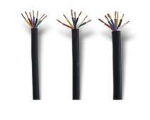kabel černý - 5 x 1 mm2