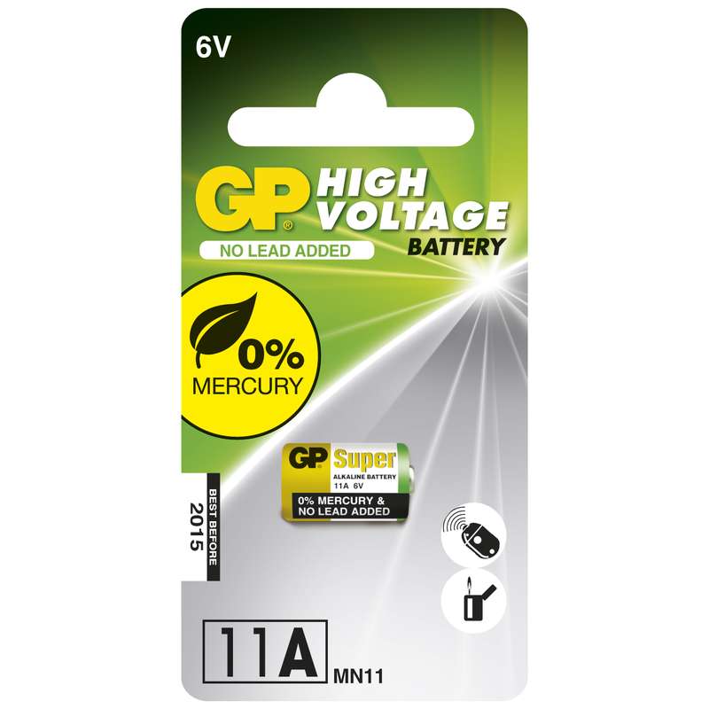GP BATTERIES Alkalická speciální baterie GP 11AF (MN11) 6 V