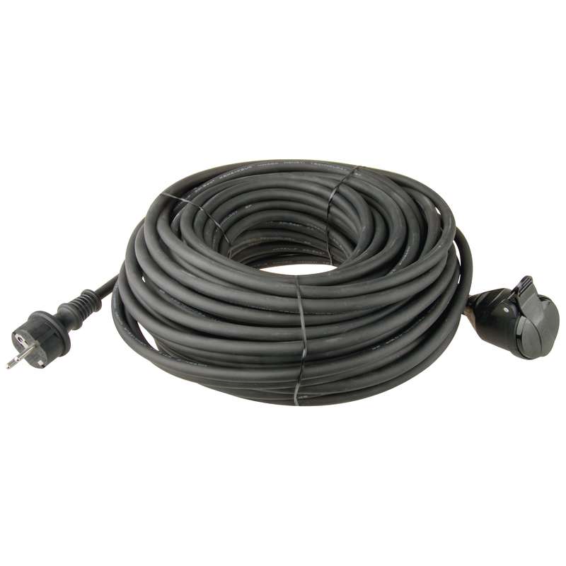EMOS P01710 Prodlužovací kabel gumový – spojka, 10m, 3× 1,5mm2