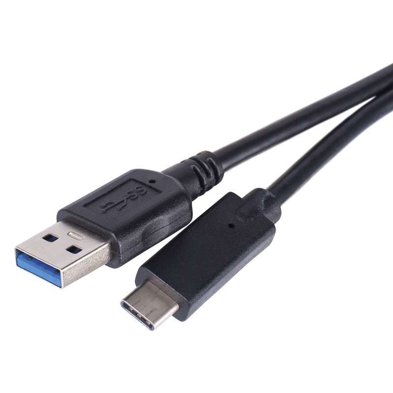 EMOS SM7021BL USB kabel 3.0 A/M - USB 3.1 C/M 1m černý, Quick charge