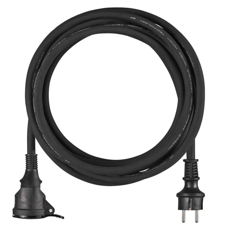 EMOS P01705 Prodlužovací kabel gumový – spojka, 5m, 3× 1,5mm2