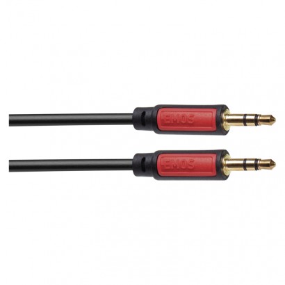 EMOS SM5001 JACK kabel 3,5mm stereo, vidlice - 3,5mm vidlice 1,5m