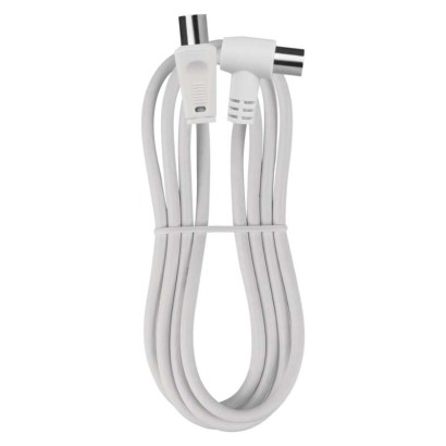 EMOS S30110 Anténní koaxiální kabel stíněný 1,25m – úhlová vidlice