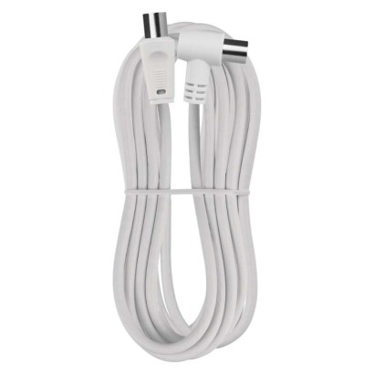 EMOS S30310 Anténní koaxiální kabel stíněný 3,5m – úhlová vidlice