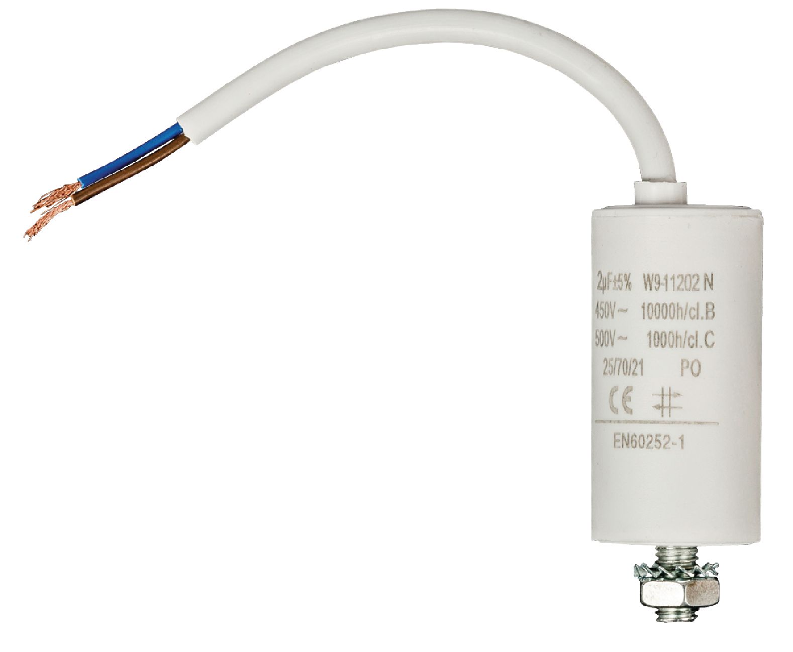 FIXAPART W9-11202N Rozběhový kondenzátor 2.0uf / 450 v + kabel