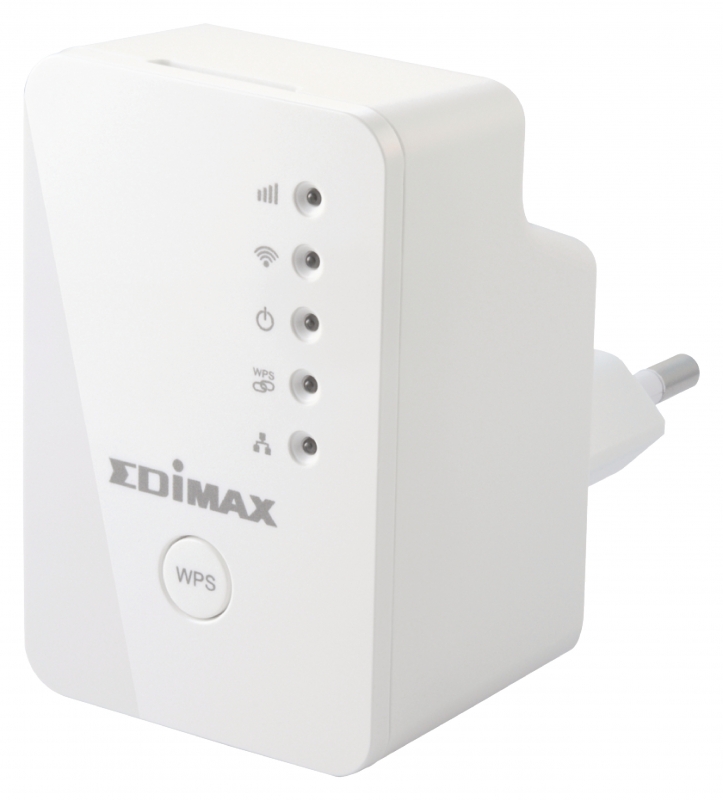 EDIMAX EW-7438RPNMINI Wireless Repeater / Extender N300 2.4 GHz 10/100 Mbit White