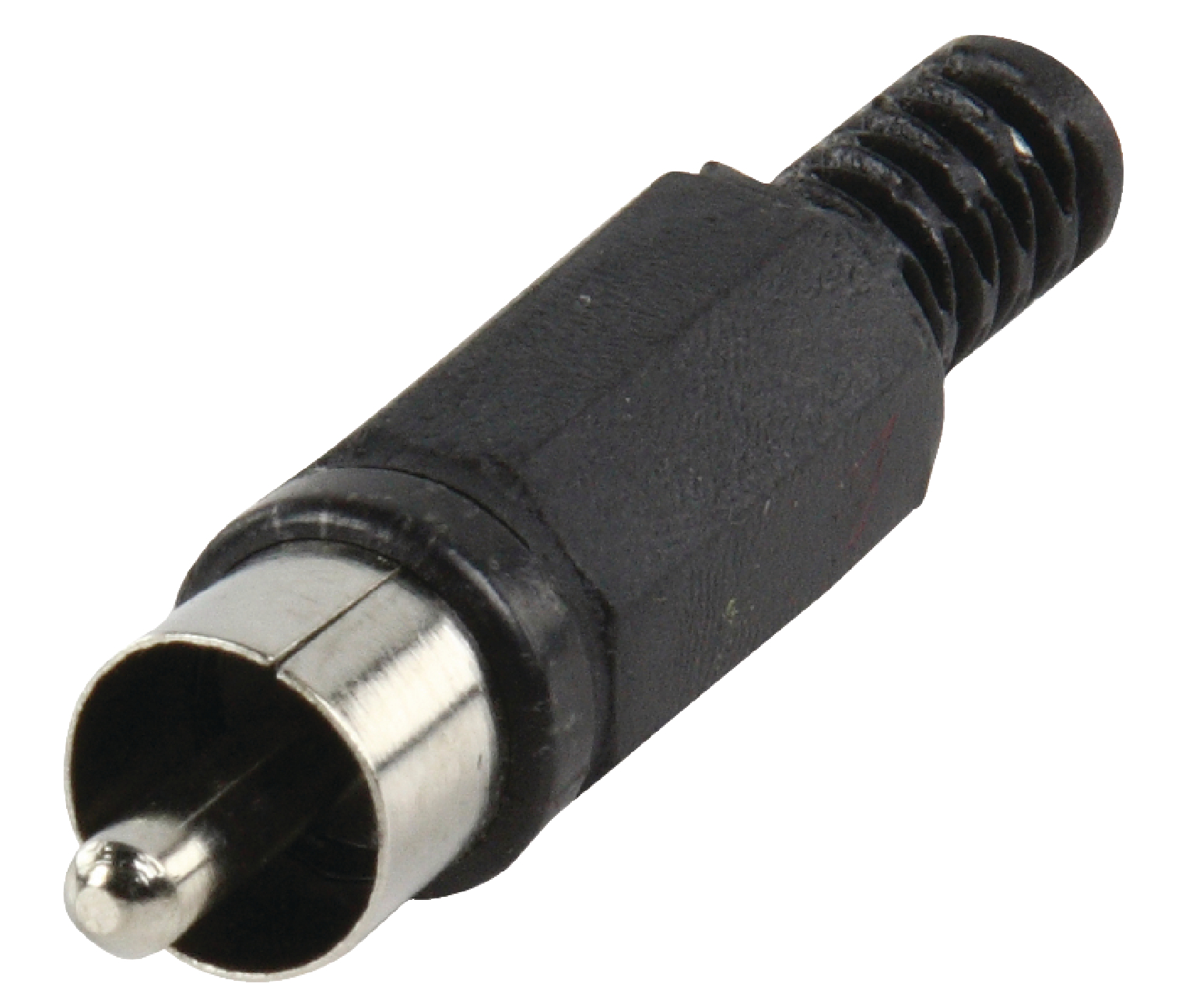 VALUELINE CC-006B RCA plug with cable protector black