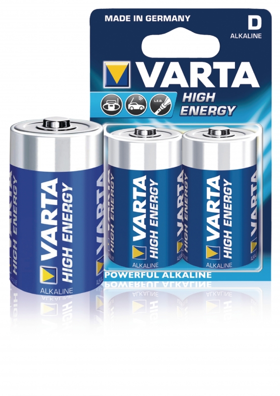 VARTA -4920/2B Baterie alkalická D/LR20 1.5 V High Energy 2-blistr