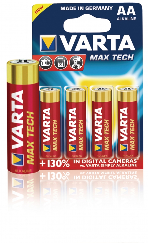 VARTA -4706/4B Baterie 1.5v lr06,aa alkalická max tech - 4ks