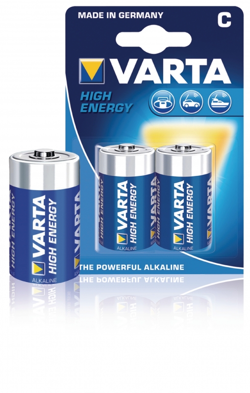 VARTA -4914/2B Baterie alkalická C/LR14 1.5 V High Energy 2-blistr
