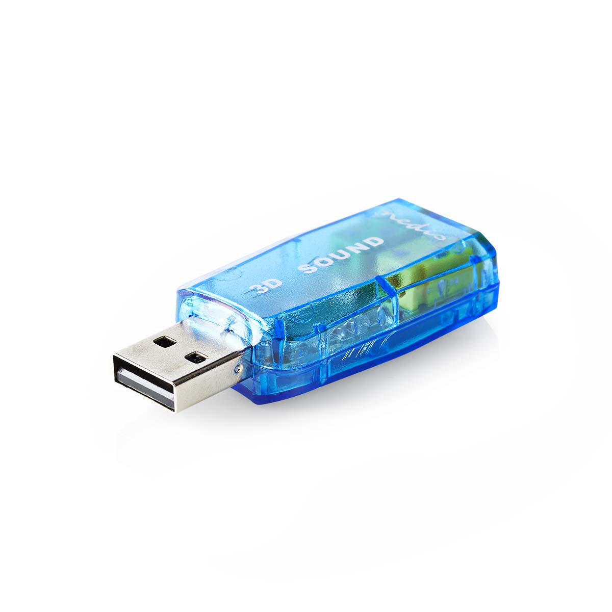 NEDIS Zvuková Karta | 3D zvuk 5.1 | USB 2.0 | Dvojitý Konektor 3,5 mm