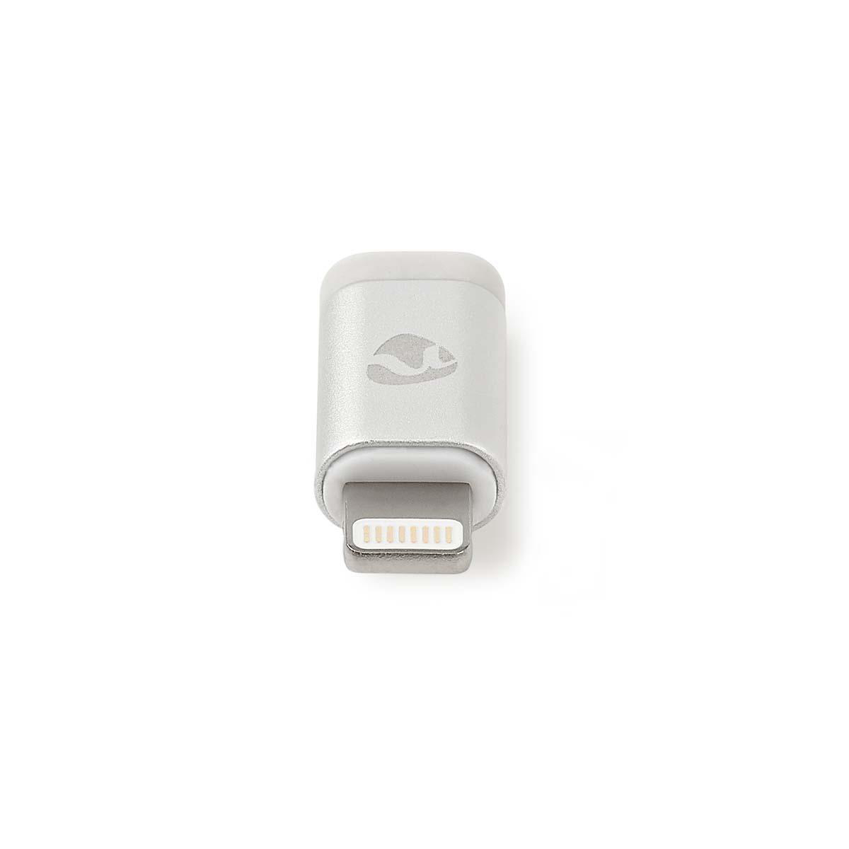 NEDIS Apple Lightning Adaptér | Apple Lightning 8-pin Zástrčka - USB Micro B Zásuvka