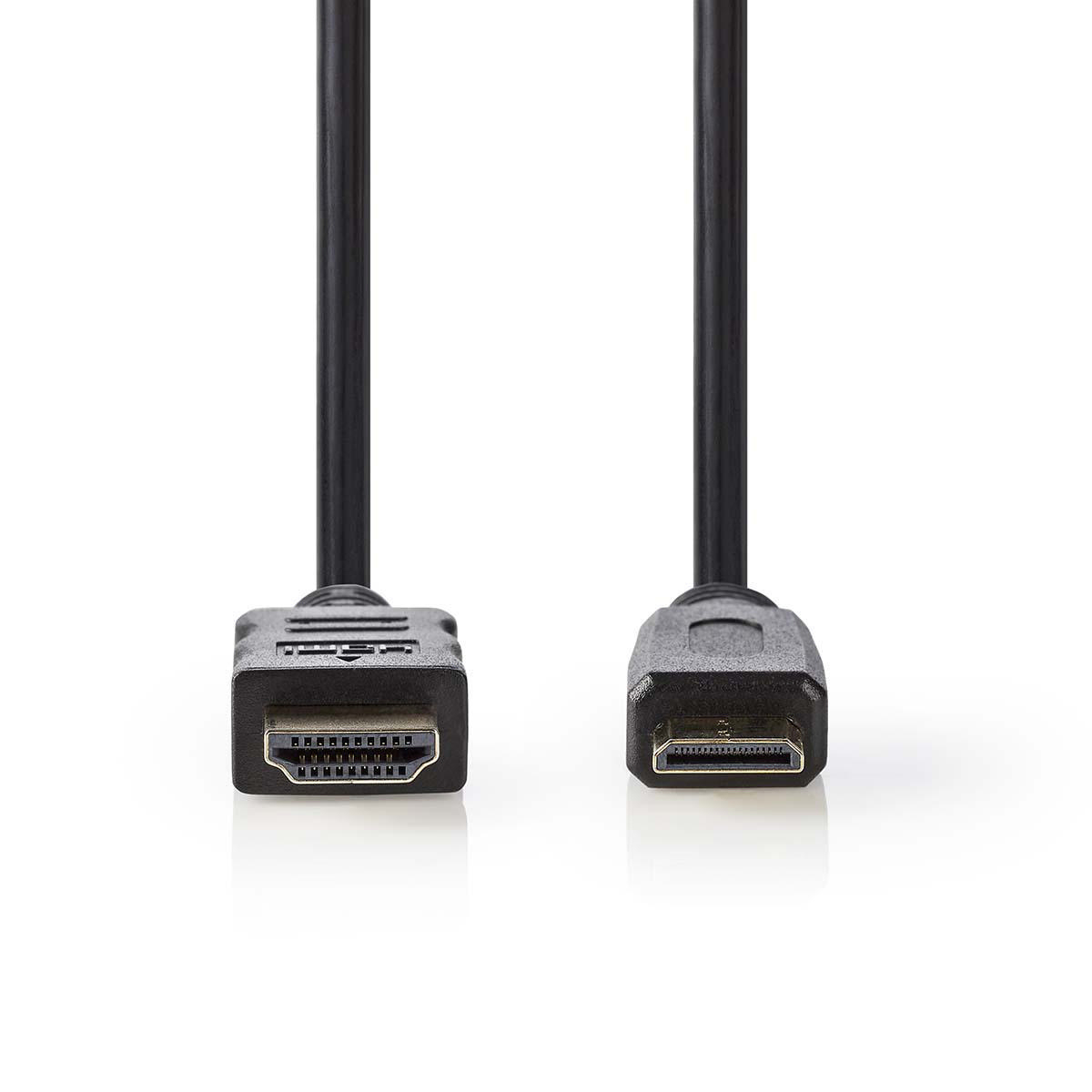 NEDIS Kabel High Speed HDMI™ s Ethernetem | Konektor HDMI™ - HDMI™ Mini Konektor | 1,5 m | Černá barva