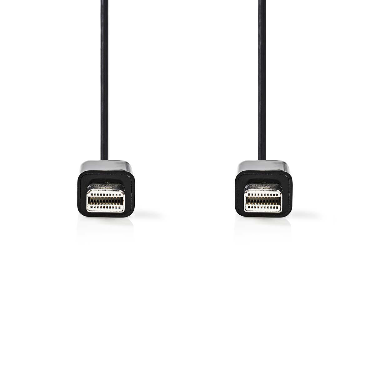 NEDIS Kabel Mini DisplayPort | Mini DisplayPort zástrčka - Mini DisplayPort Zástrčka | 1 m | Černá barva