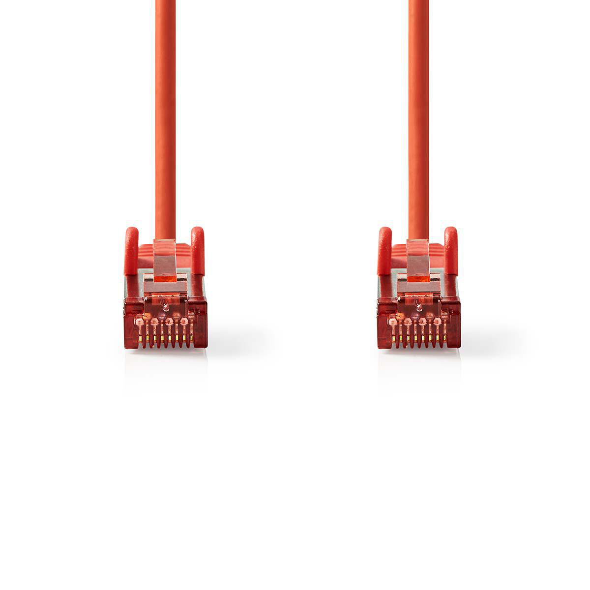 NEDIS Síťový Kabel Cat 6 S / FTP | RJ45 Zástrčka - RJ45 Zástrčka | 10 m | Červená barva