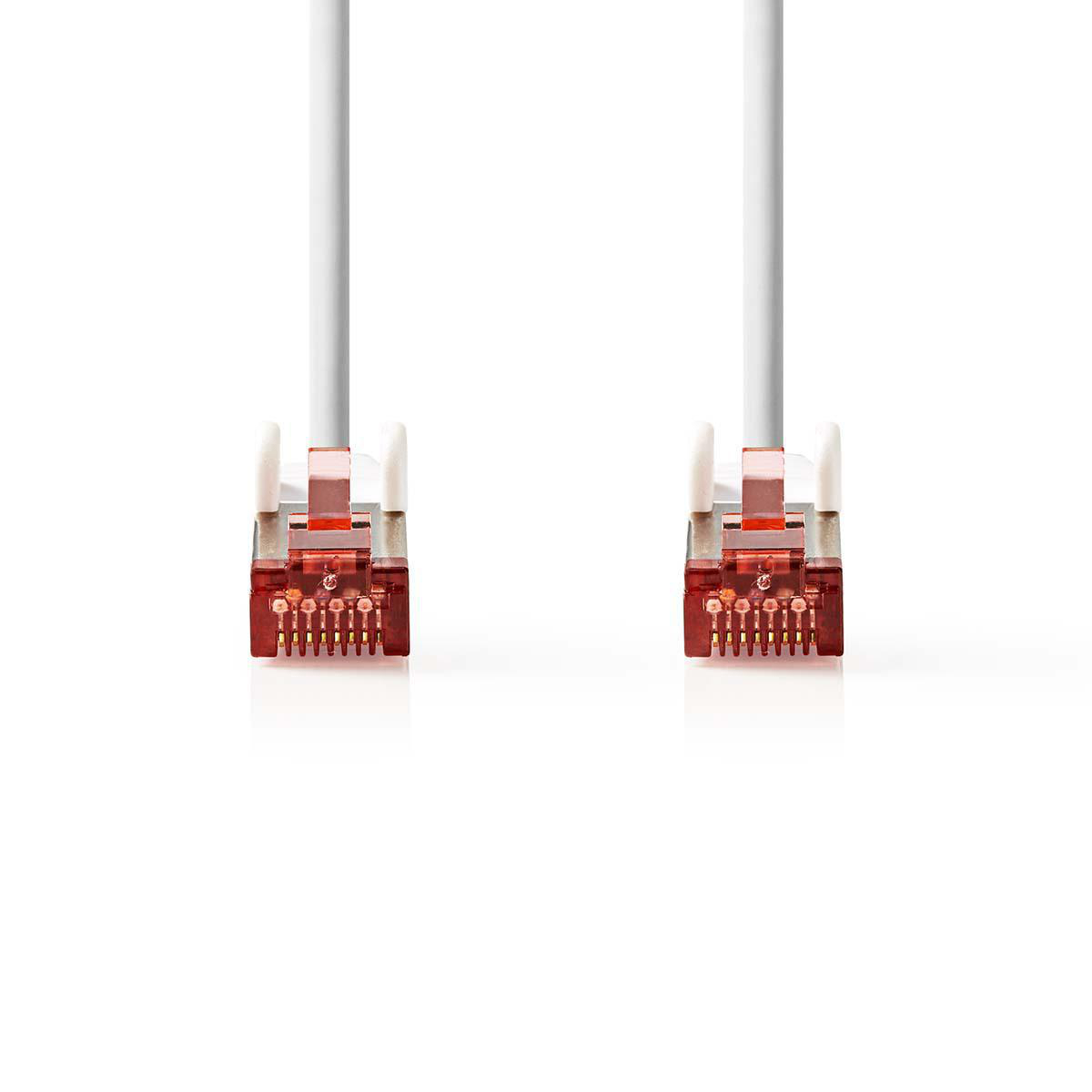 NEDIS Síťový Kabel Cat 6 S / FTP | RJ45 Zástrčka - RJ45 Zástrčka | 0,5 m | Bílá barva