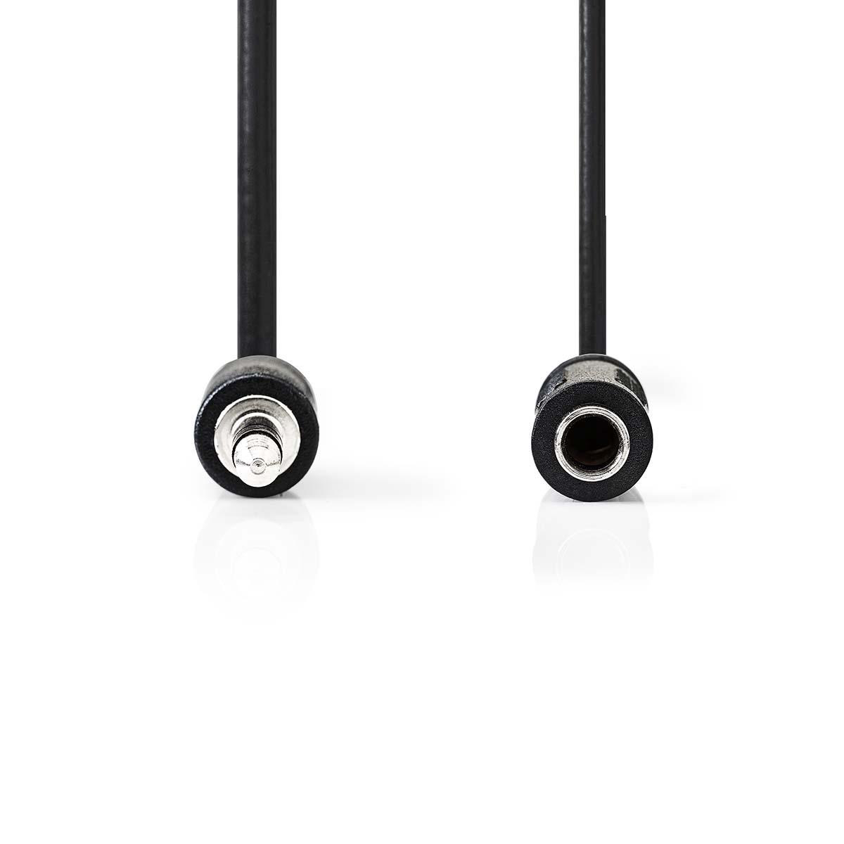 NEDIS Stereofonní Audio Kabel | 3,5mm Zástrčka - 6,35mm Zásuvka | 0,2 m | Černá barva