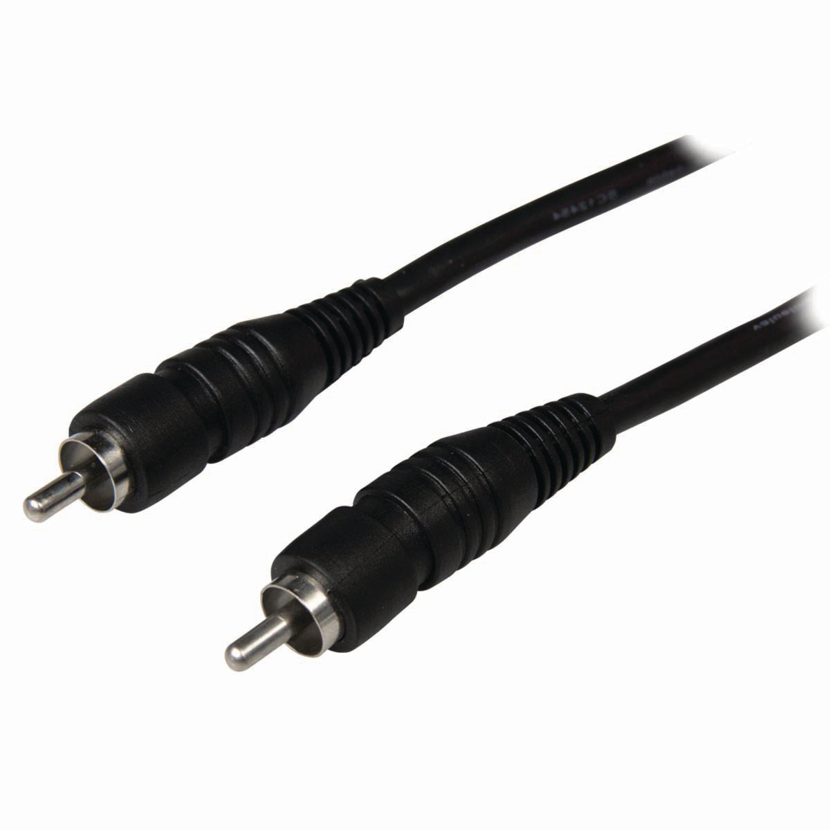NEDIS Digitální Audio kabel | RCA Zástrčka - RCA Zástrčka | 2 m | Černá barva