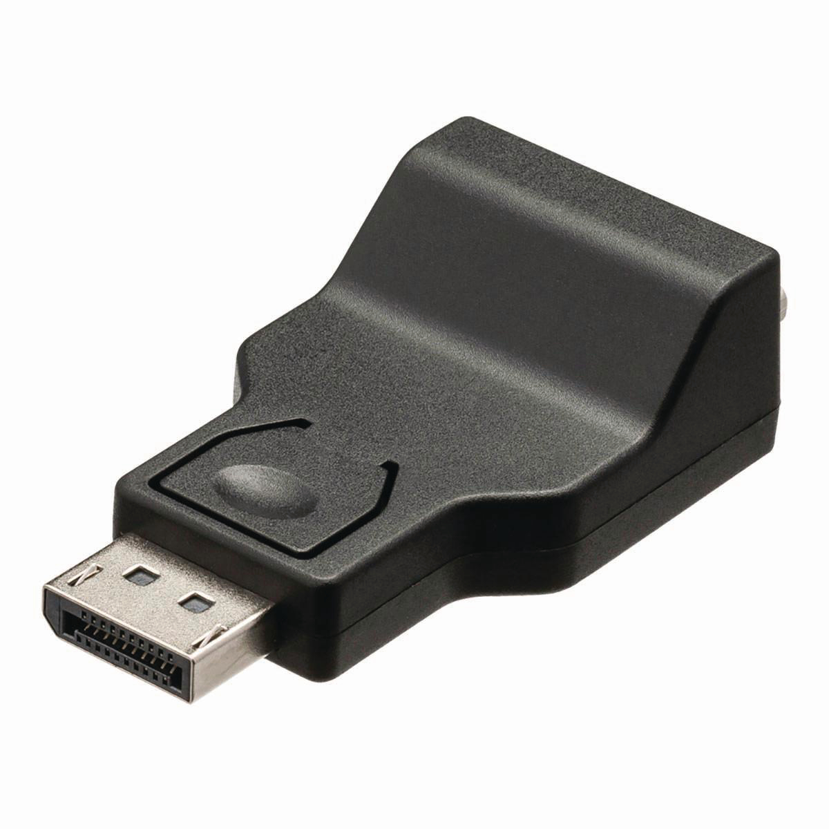 NEDIS DisplayPort – VGA Adaptér | DisplayPort Zástrčka - VGA Zásuvka | Černá barva