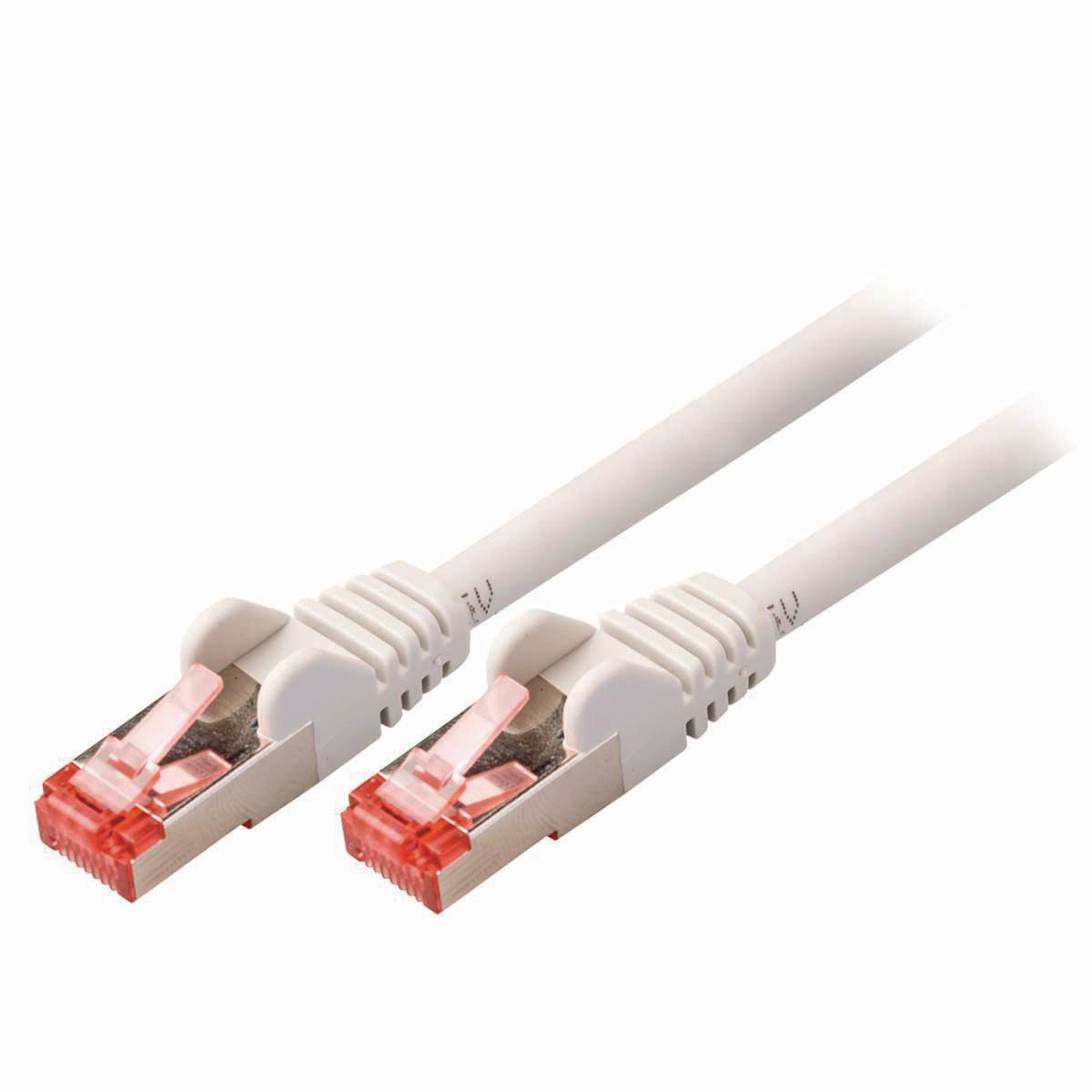 NEDIS Síťový Kabel Cat 6 S / FTP | RJ45 (8P8C) Zástrčka - RJ45 (8P8C) Zástrčka | 1 m | Šedá barva
