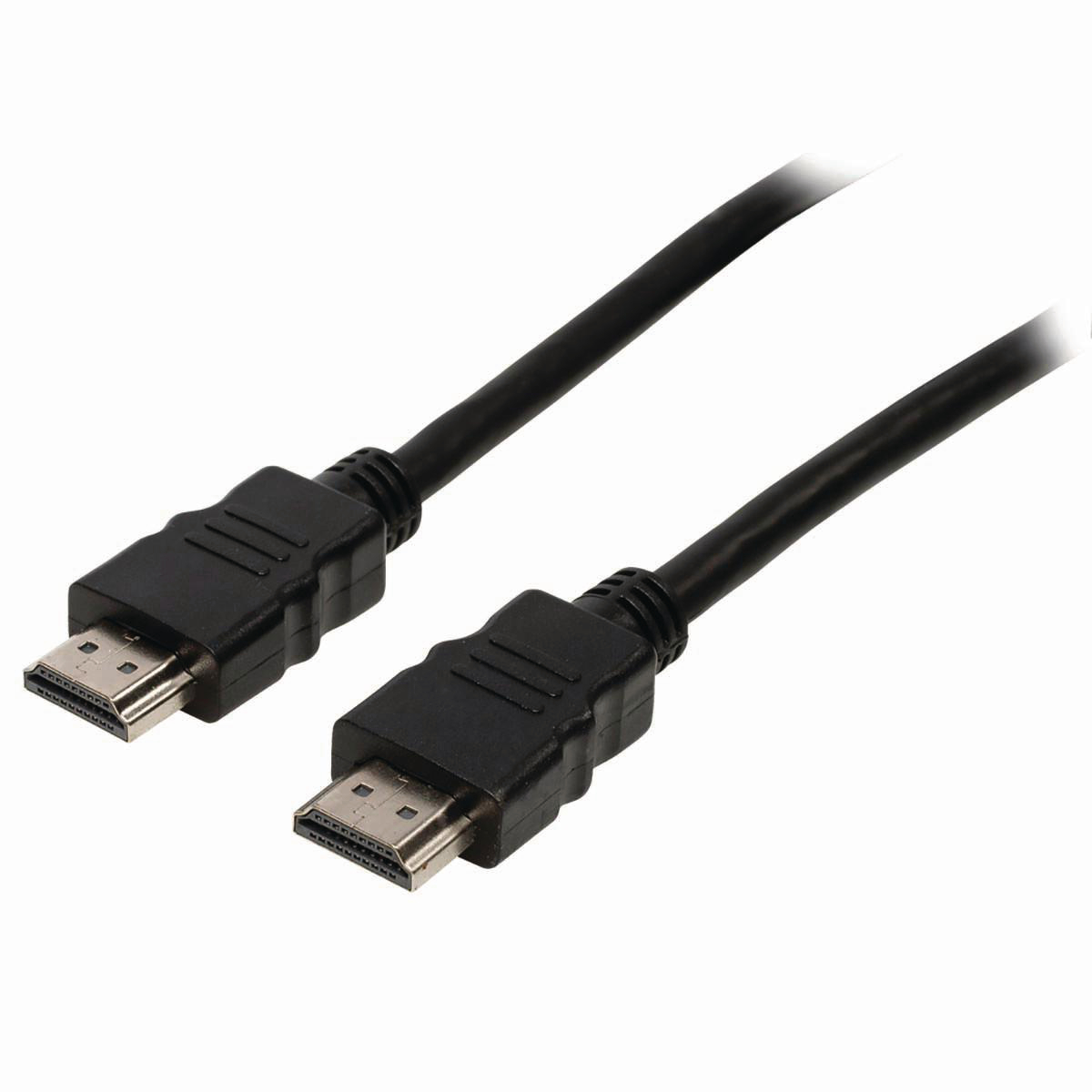 NEDIS Kabel High Speed HDMI™ s Ethernetem | HDMI Konektor - HDMI Konektor | 1 m | Černá barva