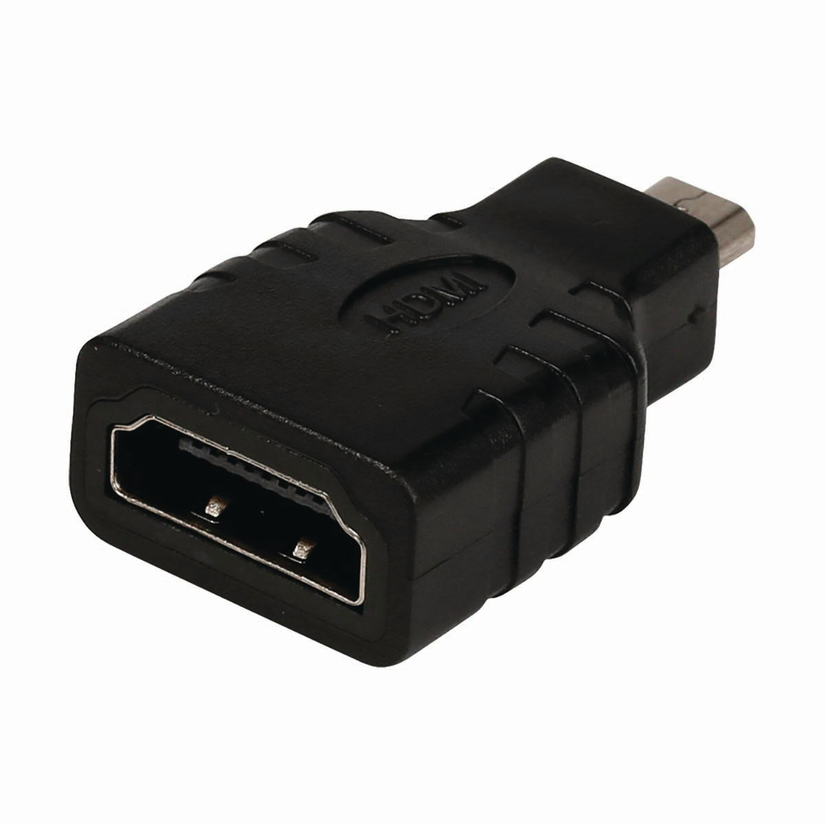 NEDIS HDMI™ Adaptér | HDMI Micro Konektor - HDMI Zásuvka | Černá barva