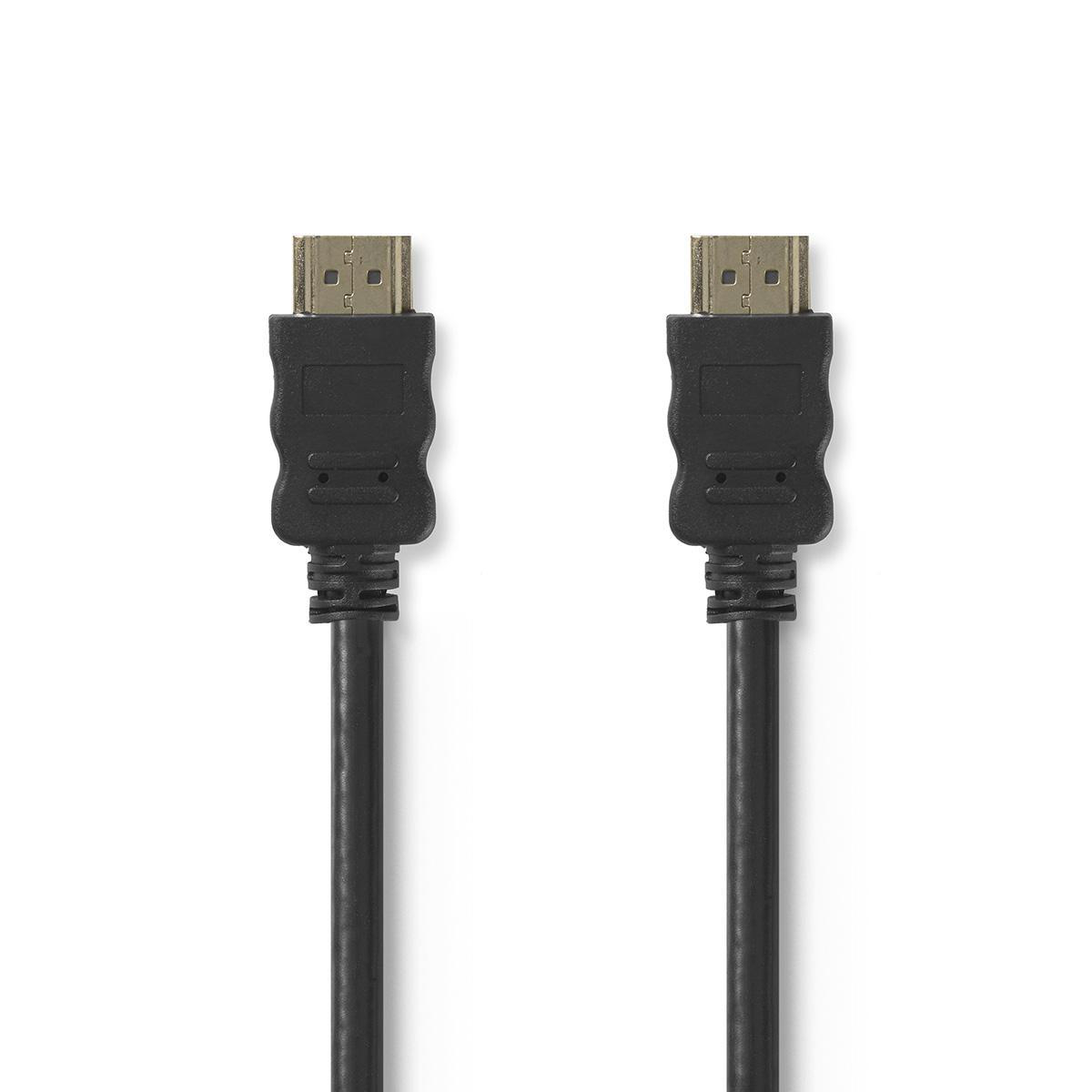 NEDIS Kabel High Speed HDMI™ s Ethernetem | Konektor HDMI™ – konektor HDMI™ | 1 m | Černá barva