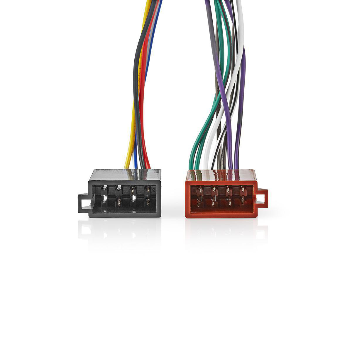 NEDIS Kenwood 16pinový Kabel ISO | Rádiový konektor – 2x Auto konektor | 0,15 m | Více barev