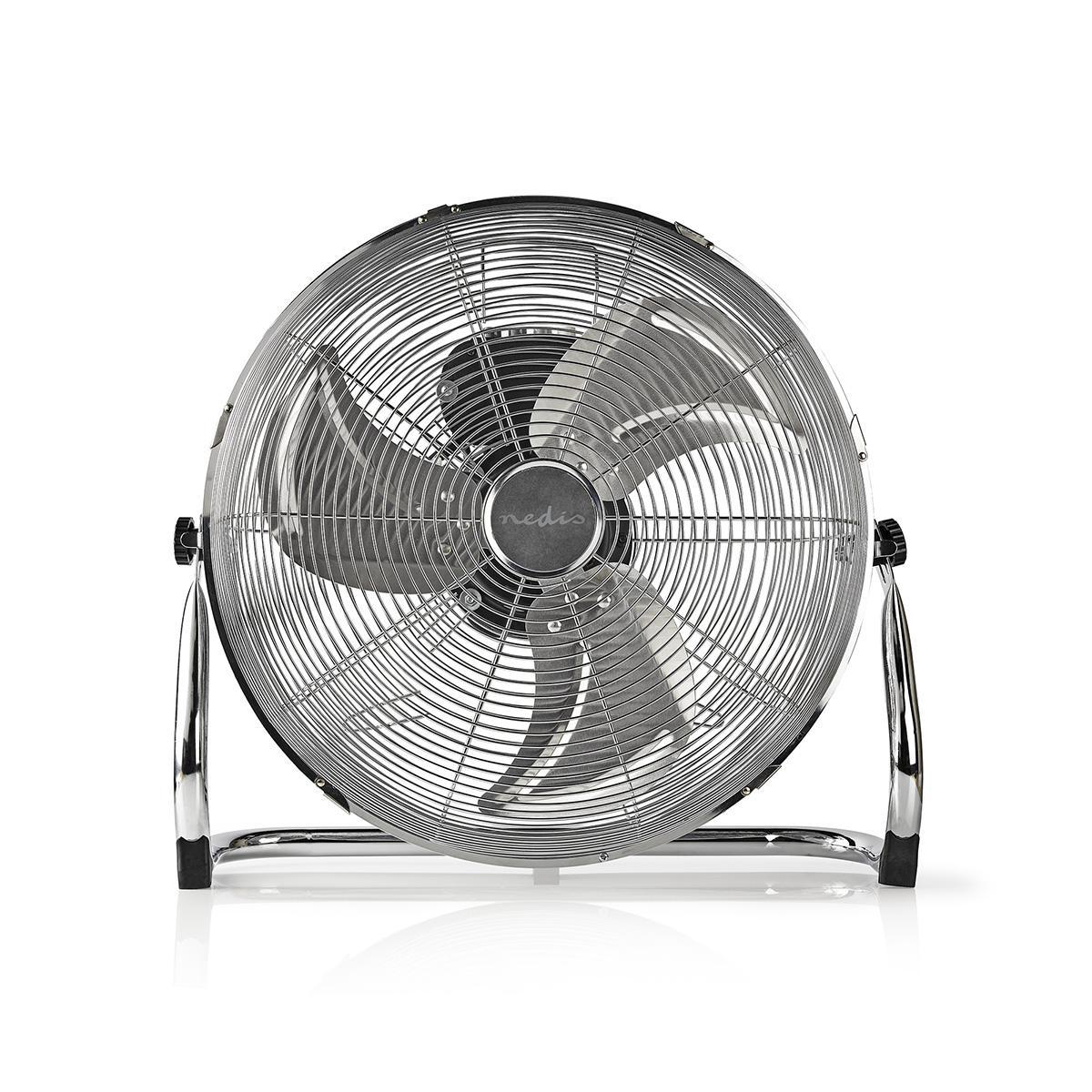 NEDIS Podlahový Ventilátor | Průměr 40 cm | 3 Rychlosti | Chrom