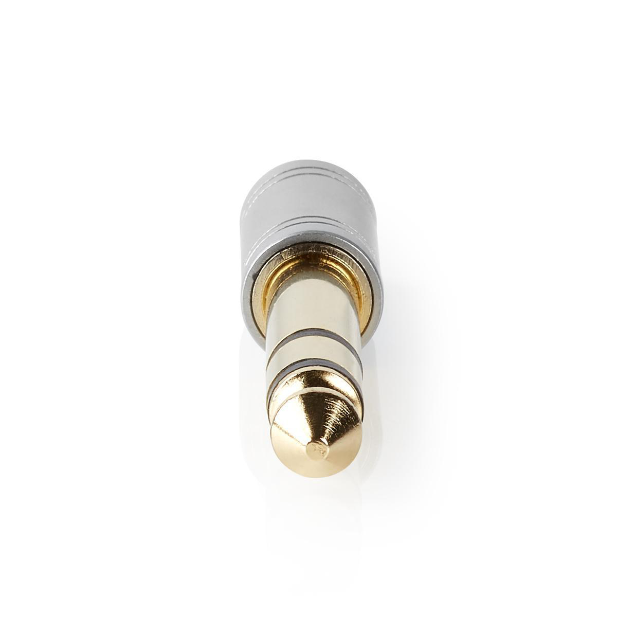 NEDIS Audio Adapter | 6.35 mm Male - 3.5 mm Female | Metal | Silver