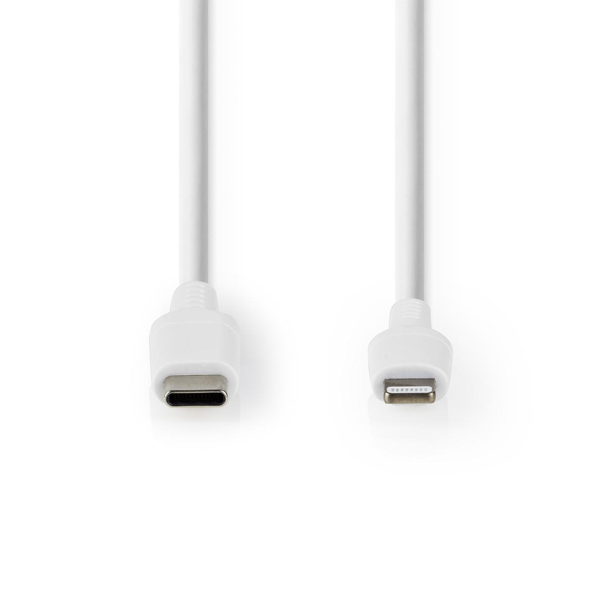 NEDIS Apple Lightning Cable | Apple Lightning 8-Pin Male - USB-C™ | 2.0 m | White