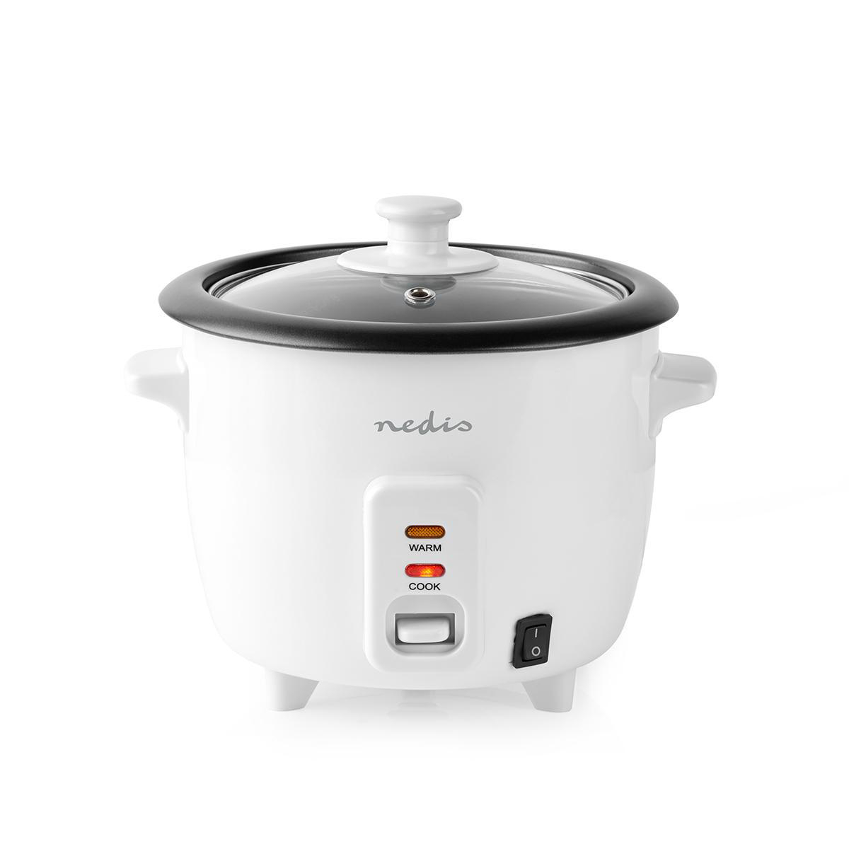 NEDIS Rice Cooker | 300 Watt | 0.6 L | White