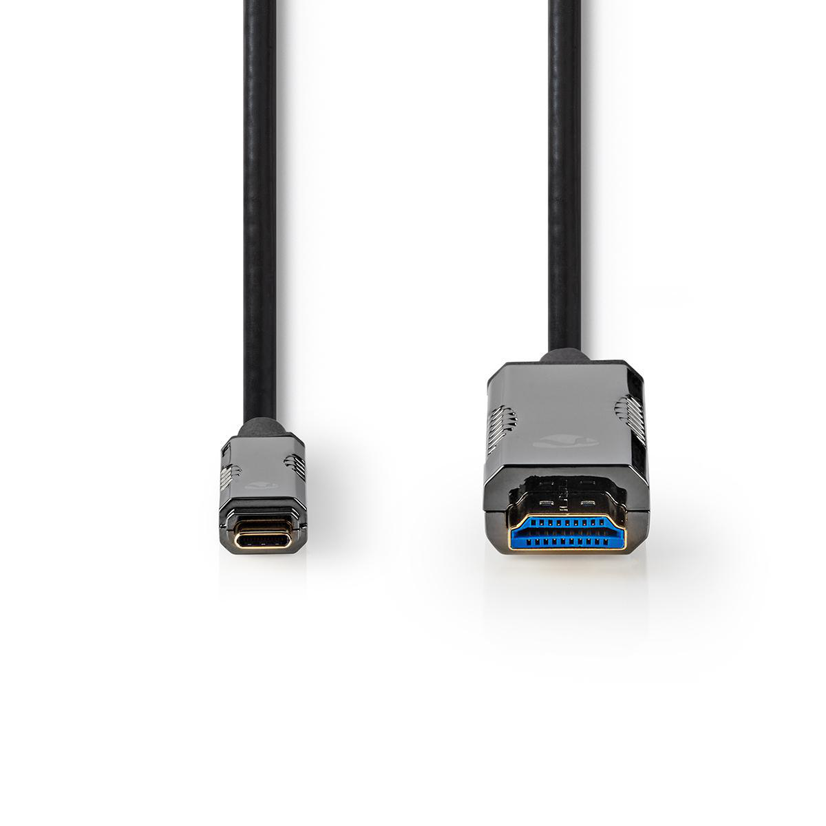 NEDIS USB Type-C™ Kabel na HDMI™ Kabel | AOC | Type-C™ Zástrčka – HDMI™ Konektor | 5 m | Černý