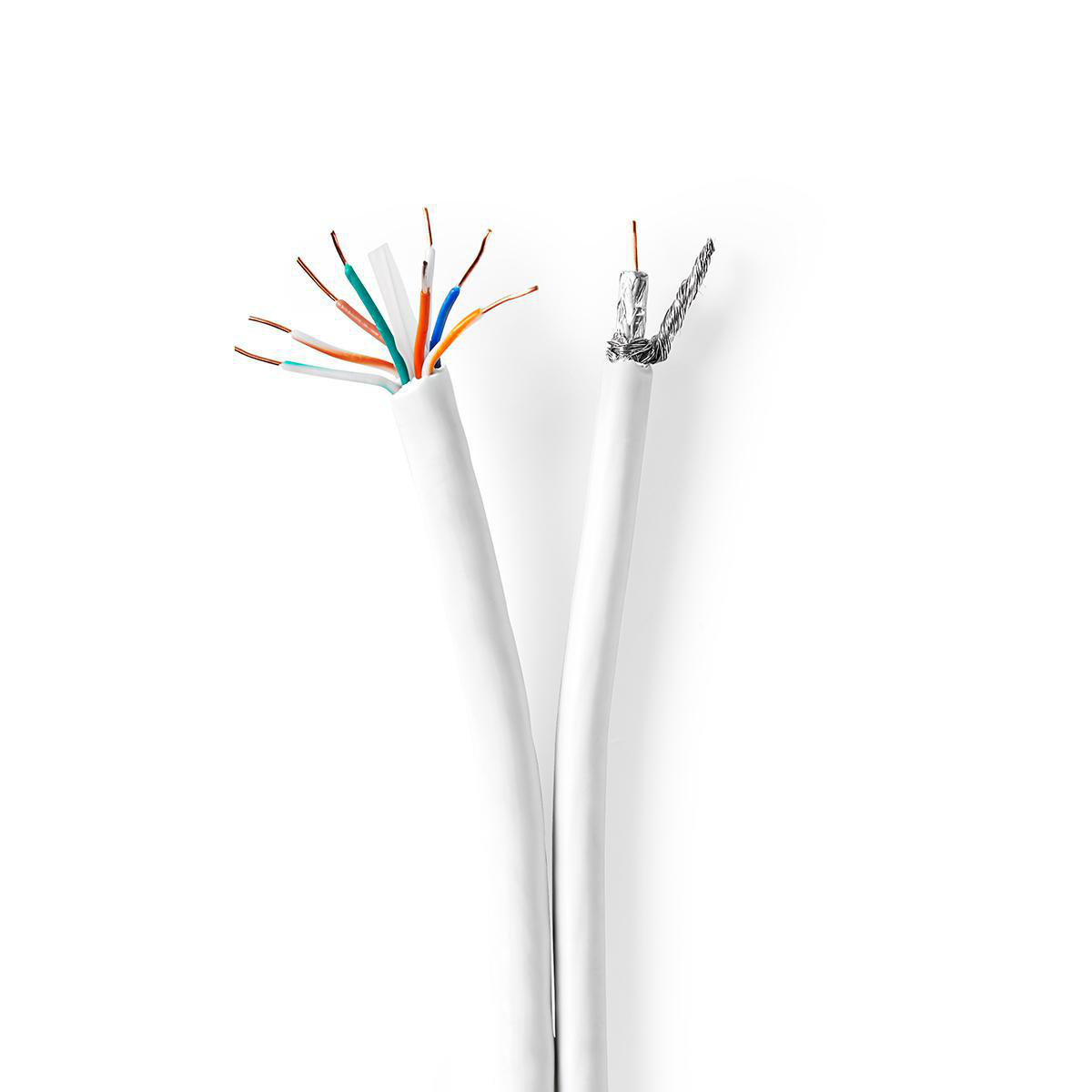 NEDIS Coax / CAT6 Combination Cable | 10.0 m