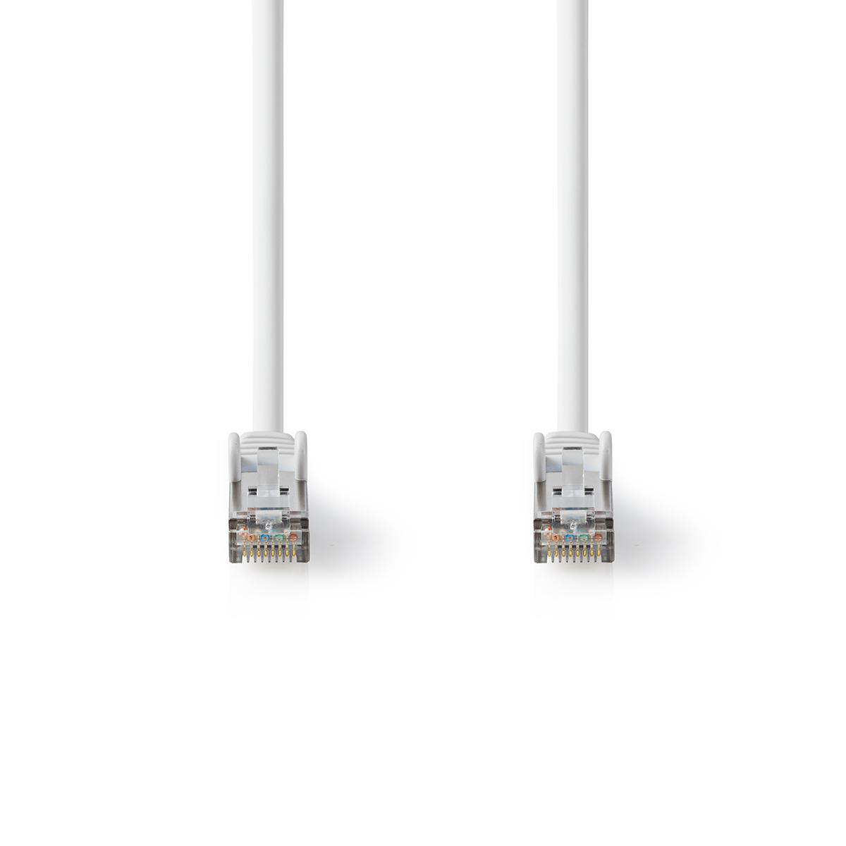 NEDIS Síťový Kabel Cat 8.1 S / FTP | Zástrčka RJ45 na Zástrčku RJ45 | 0,15 m | Bílá