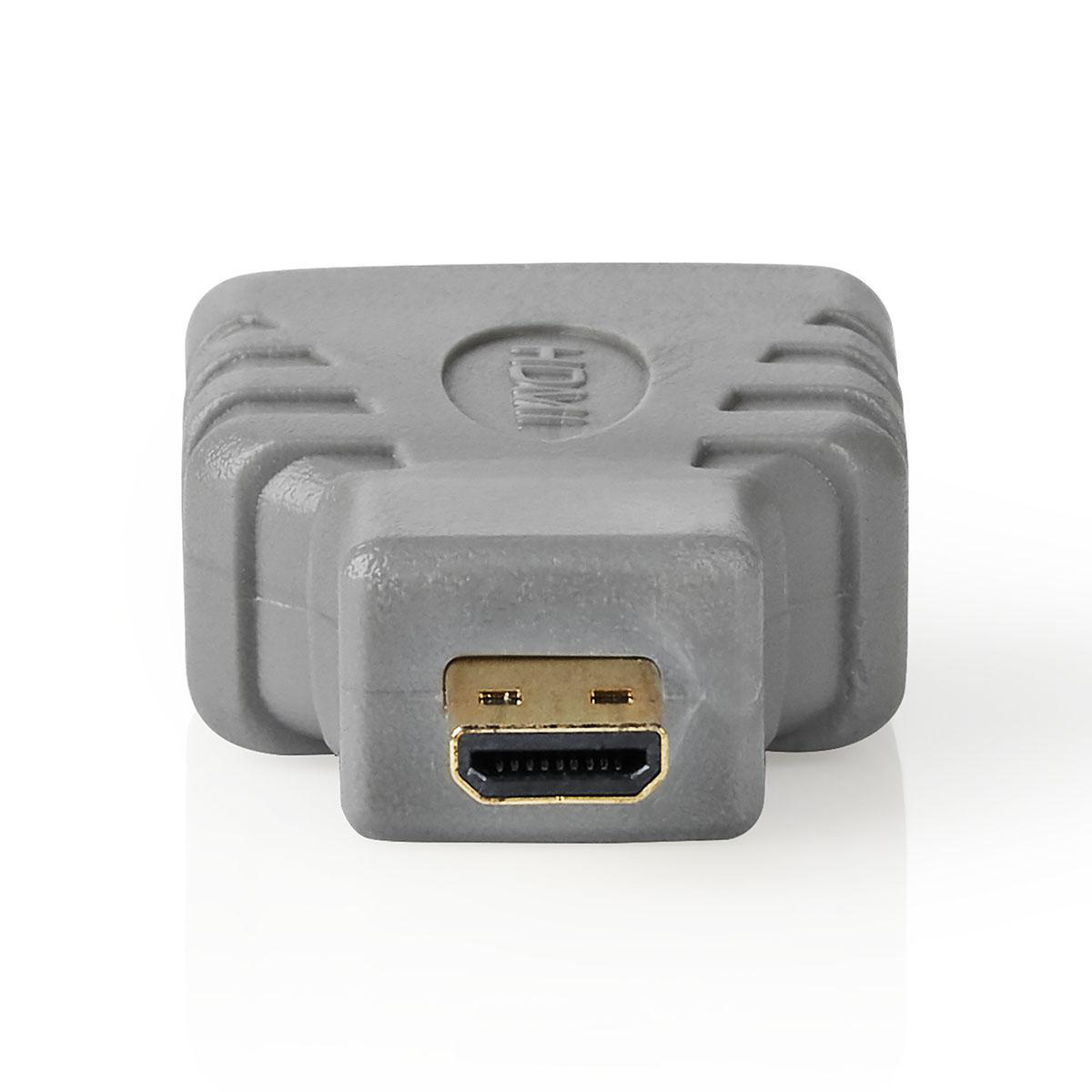 BANDRIDGE HDMI Adaptér | HDMI Micro Konektor – HDMI Zásuvka | Šedý