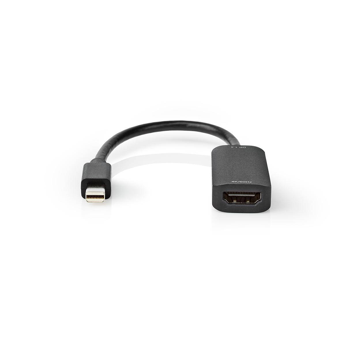 NEDIS Mini DisplayPort - HDMI™ Kabel | Mini DisplayPort Zástrčka - HDMI™ Výstup | 0,2 m | Černý