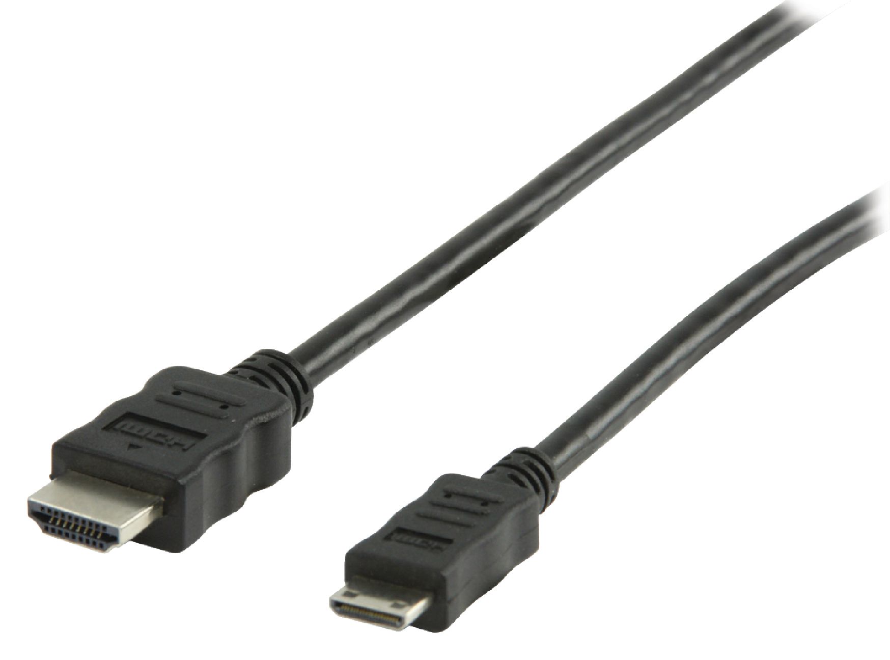 VALUELINE VLMP34500B2.00 High Speed HDMI Kabel s Ethernetem HDMI Konektor - HDMI Mini Konektor 2.00 m černý