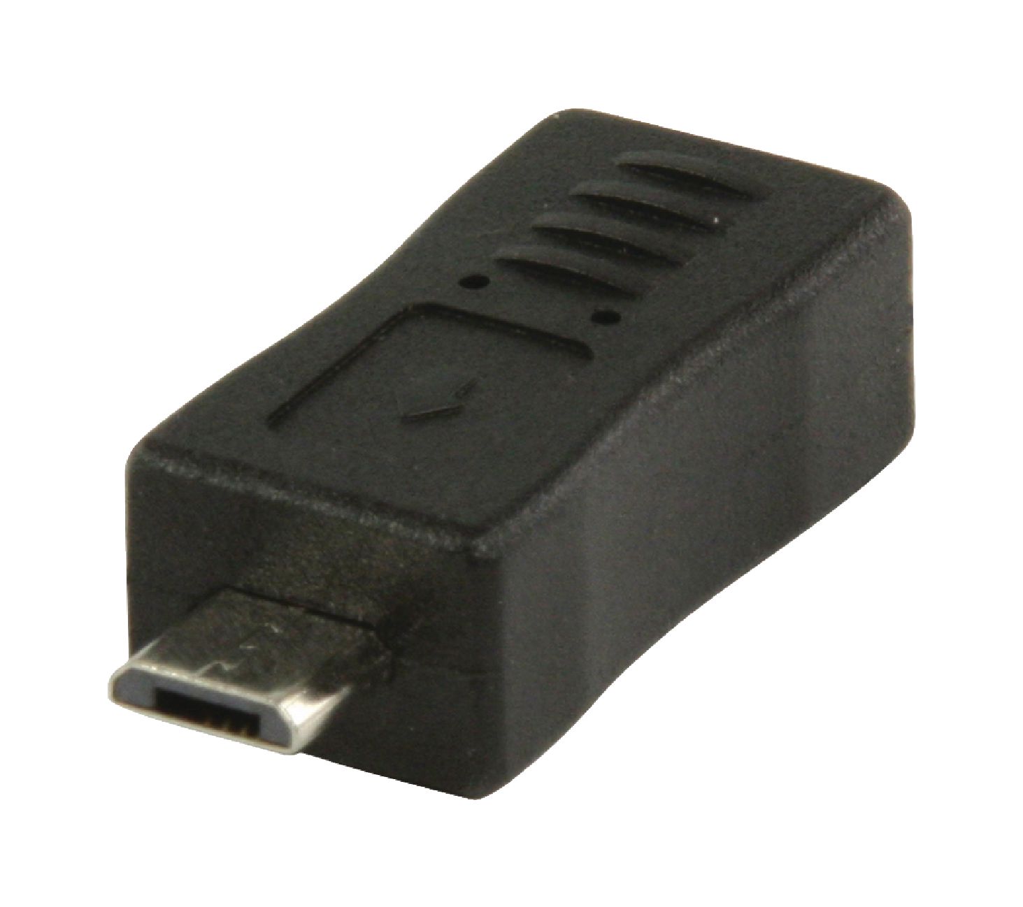 VALUELINE VLCP60904B Adaptér USB 2.0 so samičím konektorom USB mini B a samčím konektorom USB micro B