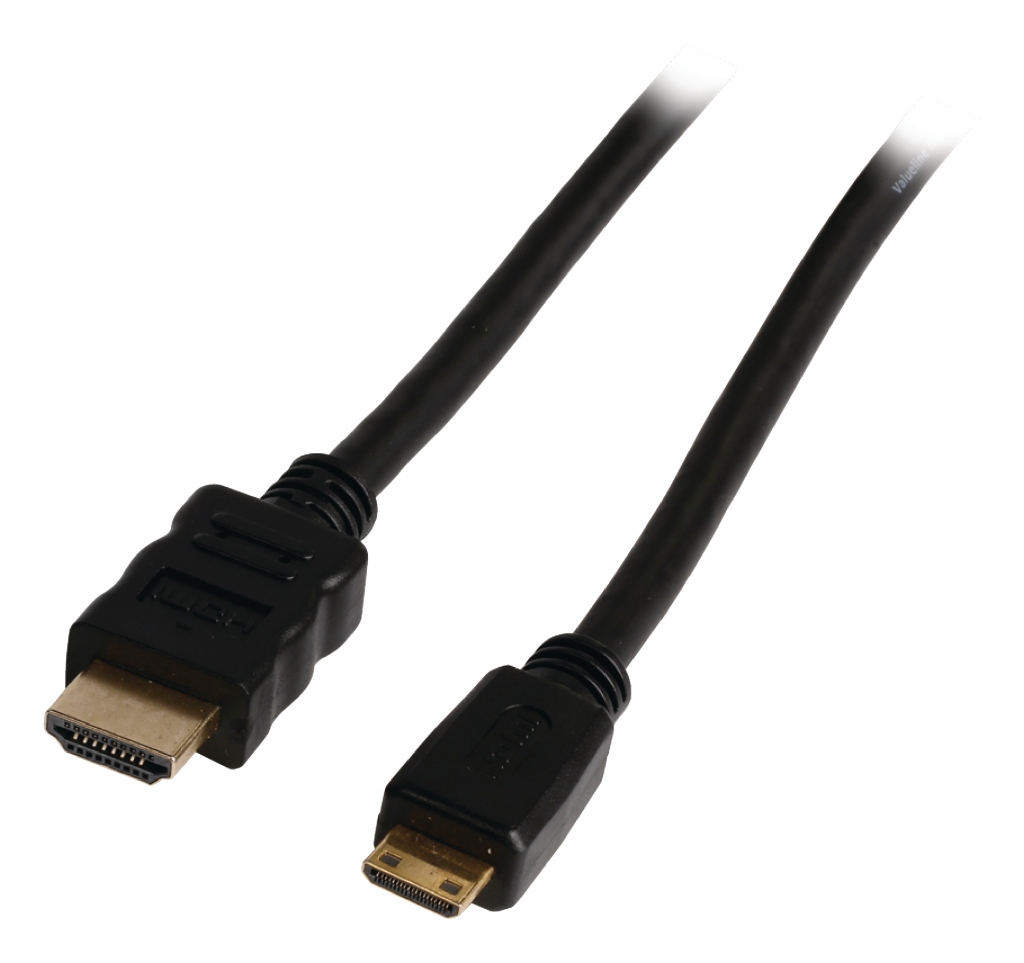 VALUELINE VGVP34500B50 High Speed HDMI™ kabel s ethernetem a konektory HDMI™ – HDMI™ mini, 5,00 m černý