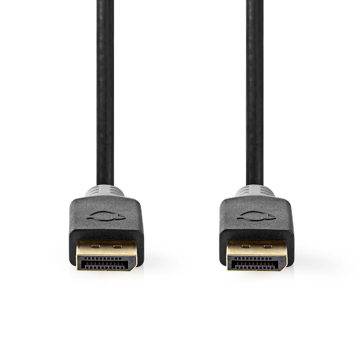 NEDIS Displayport kabel | DisplayPort Zástrčka | DisplayPort Zástrčka | 8K@60Hz | Pozlacené | 1.0 m | Kulatý | PVC | Antracitová | Box