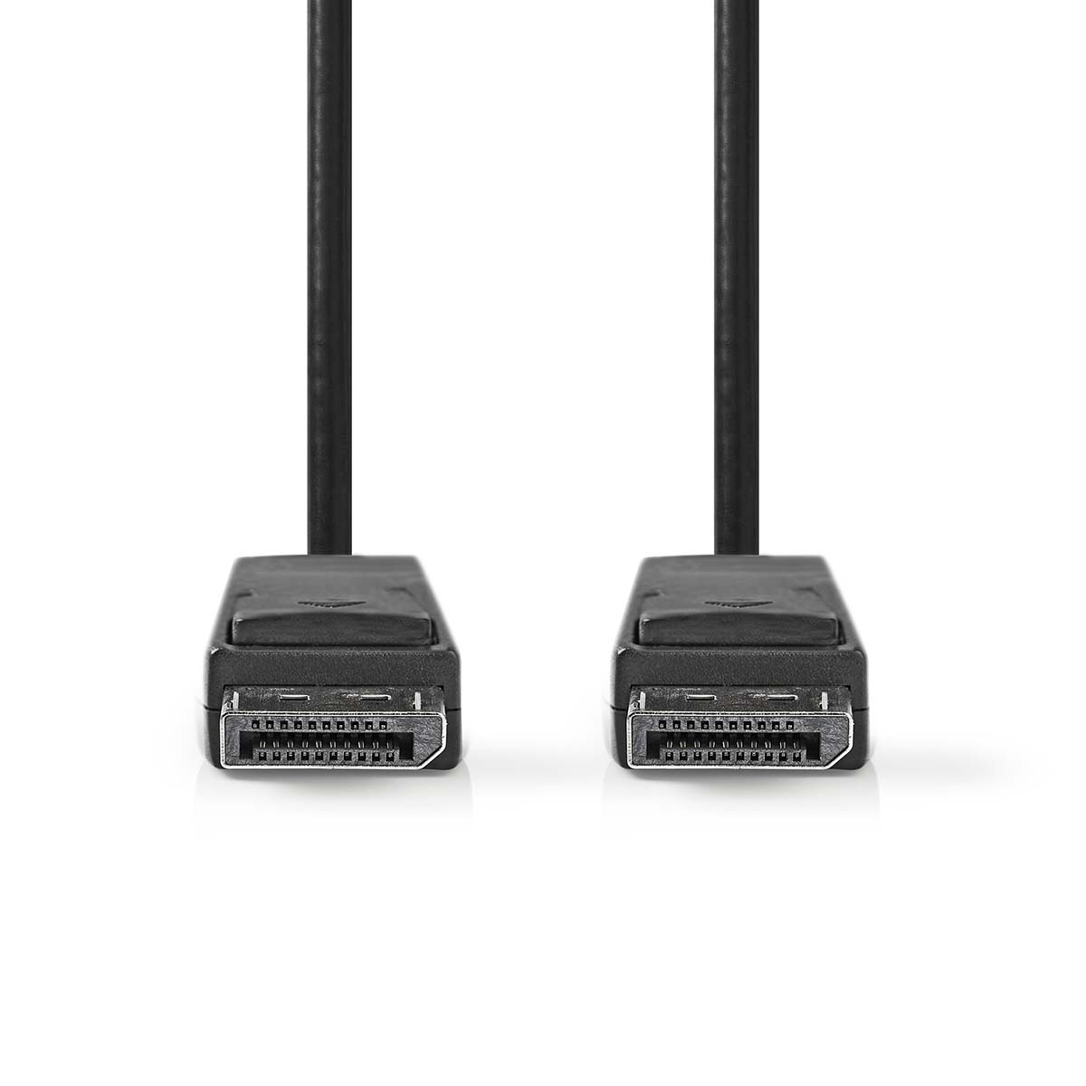 NEDIS Displayport kabel | DisplayPort Zástrčka | DisplayPort Zástrčka | 8K@60Hz | Poniklované | 1.0 m | Kulatý | PVC | Černá | Box