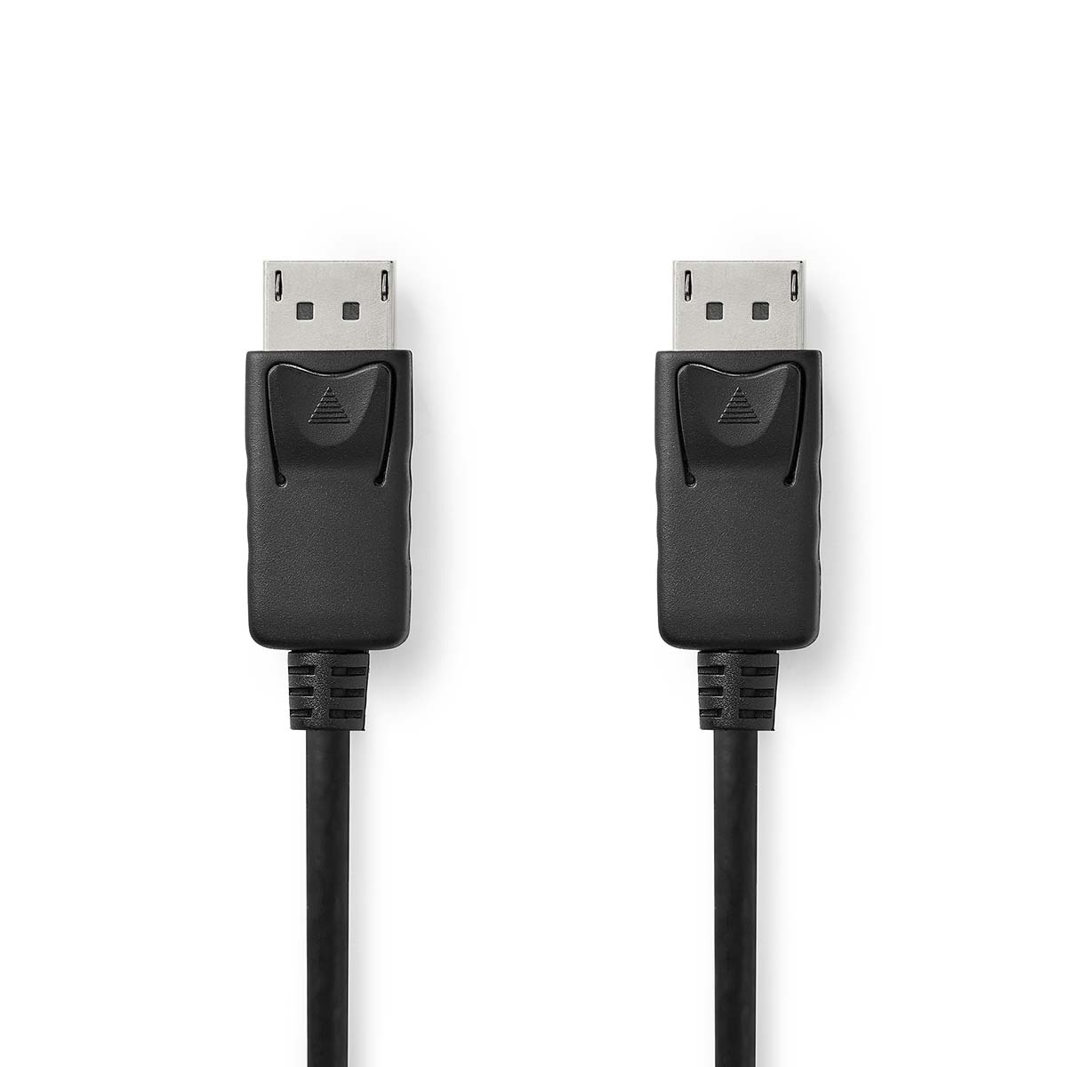 NEDIS Displayport kabel | DisplayPort Zástrčka | DisplayPort Zástrčka | 4K@60Hz | Poniklované | 2.00 m | Kulatý | PVC | Černá | Label
