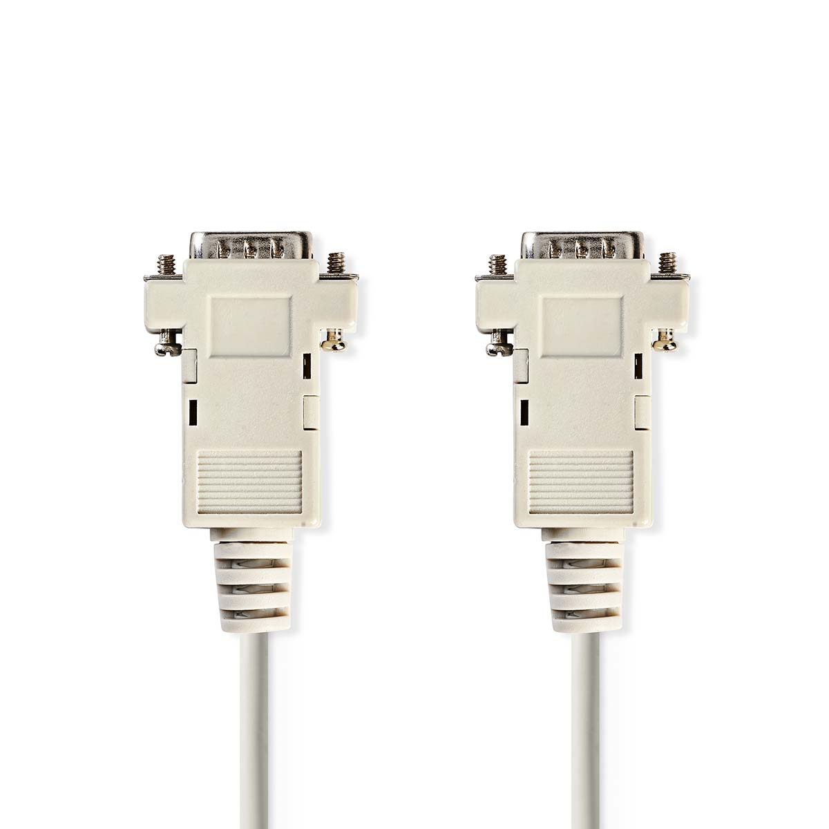 NEDIS VGA kabel | VGA Zástrčka | VGA Zástrčka | Poniklované | Maximální rozlišení: 1024x768 | 2.00 m | Kulatý | ABS | Slonová Kost | Label