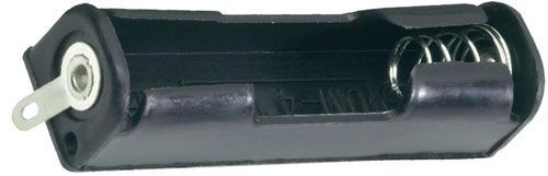 Držák baterie 1xR03/AAA/UM4 s pájecími očky