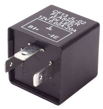 Přerušovač blinkrů CF13 12V/ 0,24-240W pro obyčejné žárovky i LED