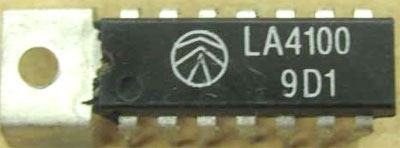 LA4100-nf zesilovač 1W,Ucc=6V,DIP14+g