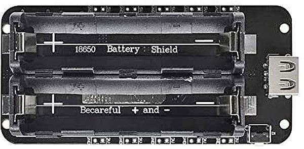 Nabíječka-powerbanka, modul V8 pro ESP32,ESP8266 pro 2x Li-Ion 18650