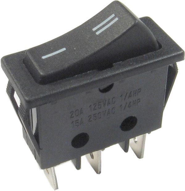 Přepínač kolébkový RS-102-11C, ON-ON 1pol.250V/16A